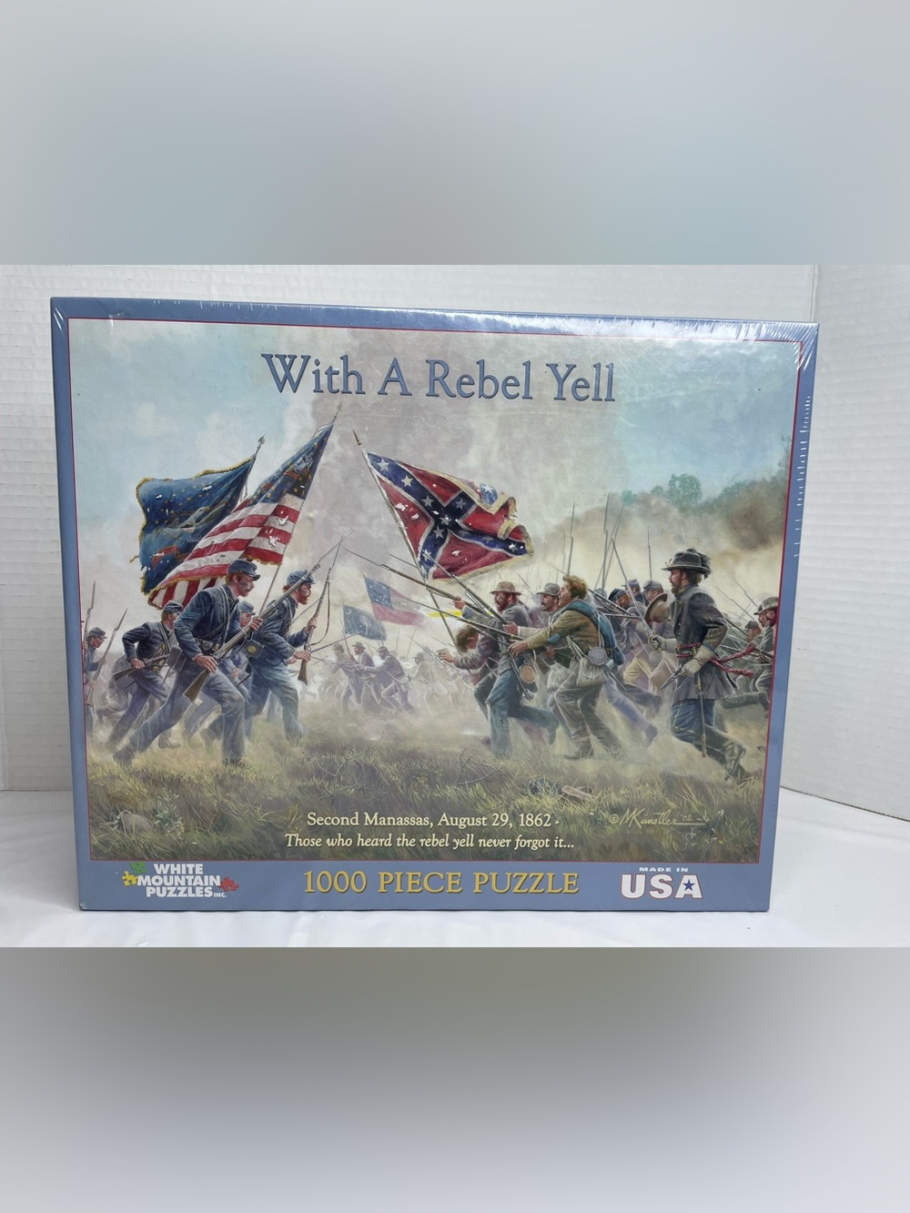 White Mountain With A Rebel Yell 1000 Piece Puzzle